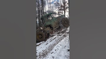 🚜🪵❄️ #timbersports #timberjack450c #forestwork #forestjob #timberjack #forest #timberjack240