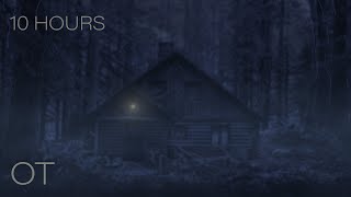 Moody Stormy Night On Mount Hood  Relaxing Rain Sounds Ambience  Relax  Study  Sleep  10 Hours