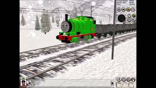 Mstnoodle Percy In Winter In The Alps Route In Trainz 2006