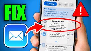 How To Fix Cannot Get Mail The Connection To The Server Failed (iPhone) Net Worth