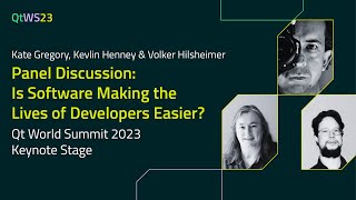 Panel Discussion: Is Software Making the Lives of Developers Easier? with Kate, Kevlin, & Volker