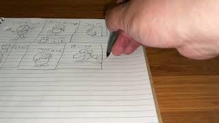 Drawing Rip Van Fish from Super Mario World