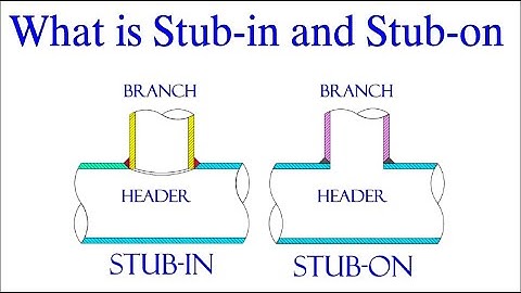 What is the difference between Stub-in and Stub-on.