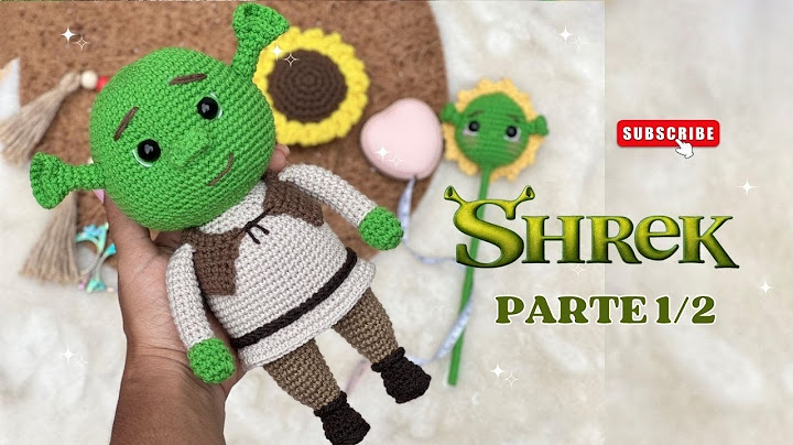 SHREK AMIGURUMI | PART 1/2 🌺 Crochet Pattern