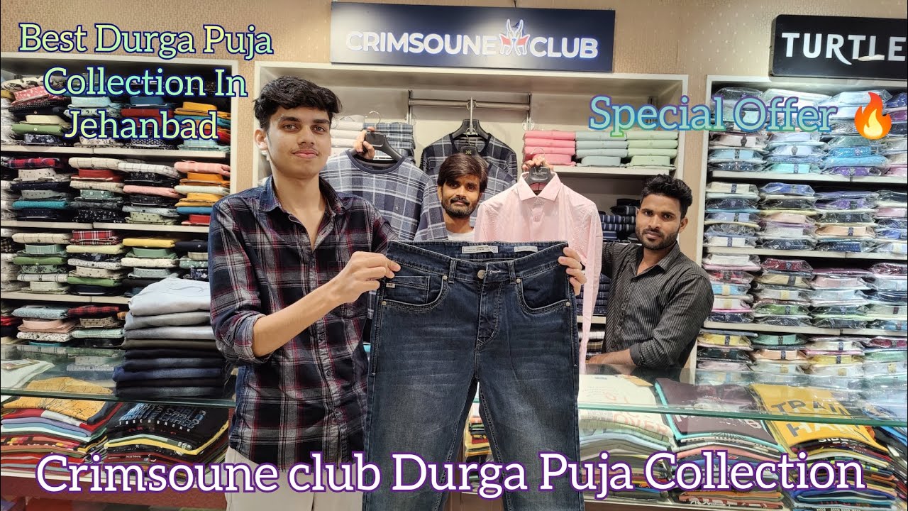 Buy CRIMSOUNE CLUB Blue Mid Wash Men's Jeans | Shoppers Stop