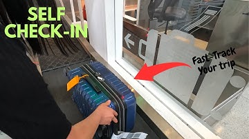 Skip the Lines: How to Self-Check In & Drop Off Luggage At The Airport