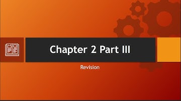 Revision of Chapter 2 Part III - Class 10 Computer Science