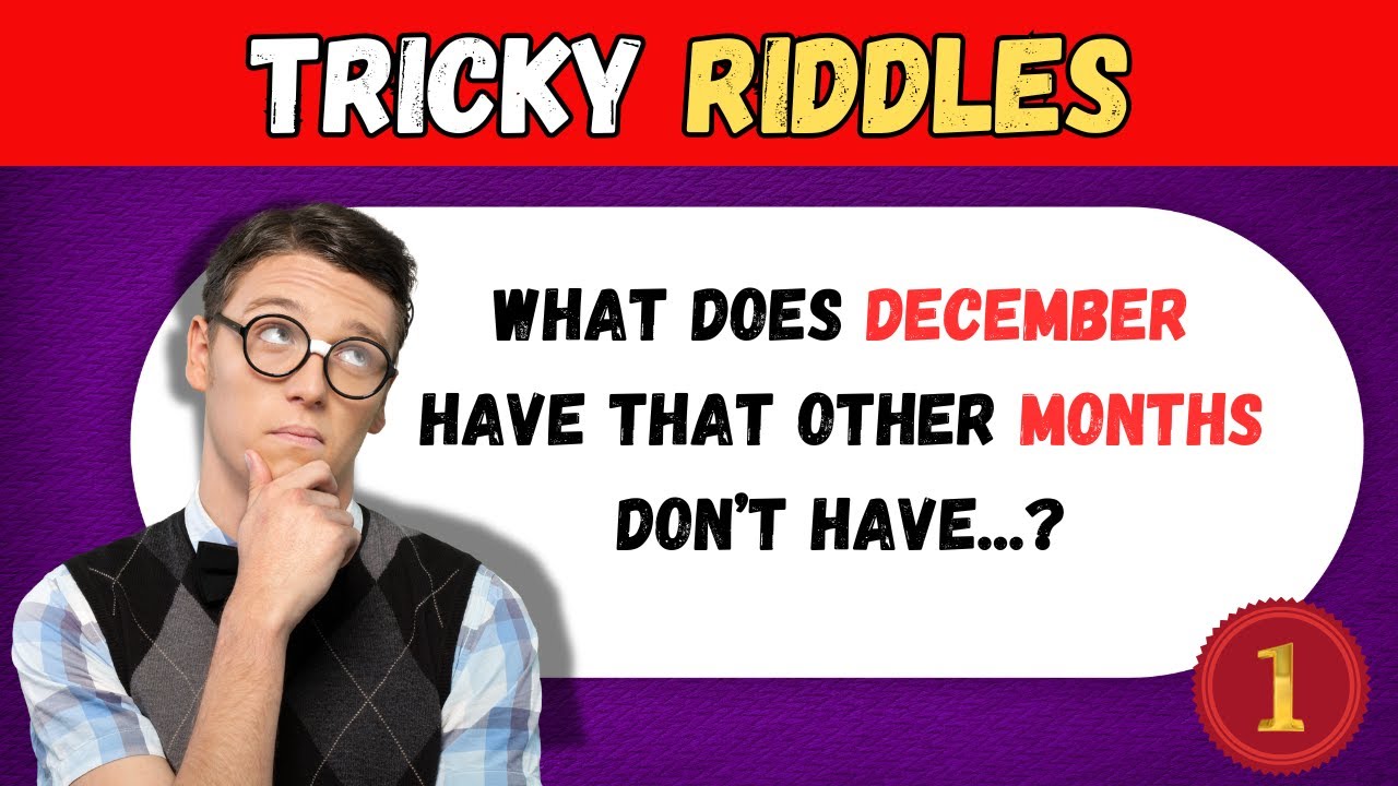 Can You Solve 30 Riddles in 5 Minutes? | Brain Teasers & Riddle Quiz ...