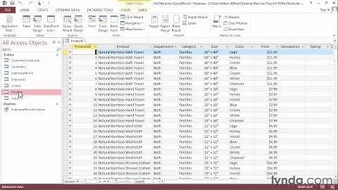 Creating queries with the Simple Query Wizard from the Course Access 2013 Essential Training