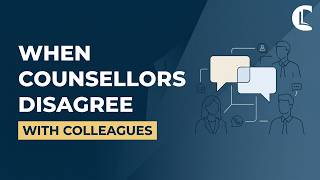 How Counsellors Handle Disagreements with Colleagues