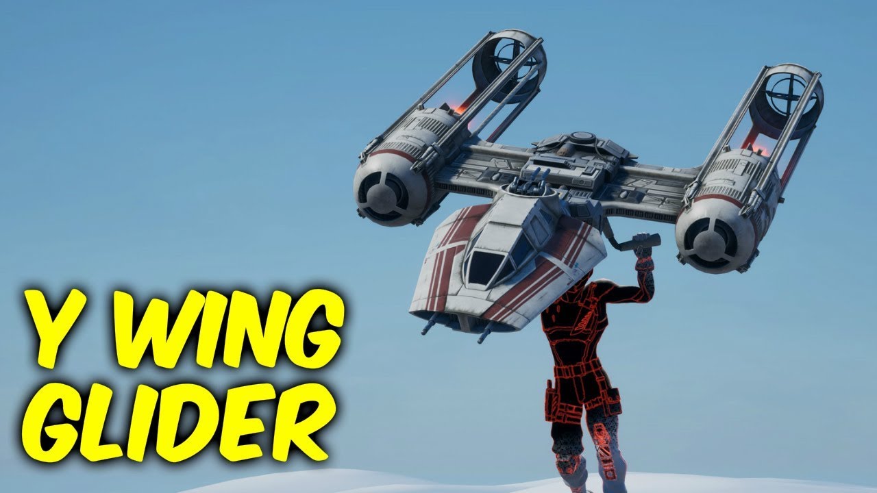 Fortnite Y wing star wars glider YouTube