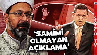 Ali Erbaşın Lüks Araç Sevdası Diyanetin Açıklamasına Fatih Portakaldan Tokat Gibi Cevap