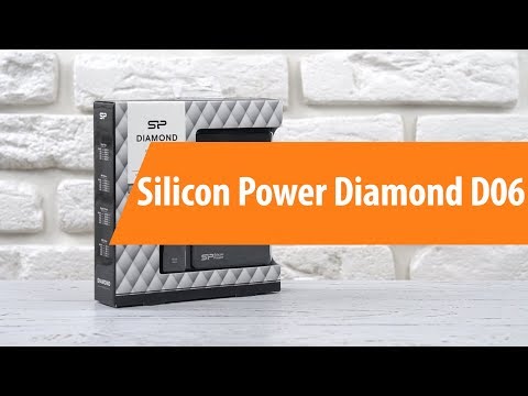 Распаковка внешнего HDD Silicon Power Diamond D06 / Unboxing Silicon Power Diamond D06