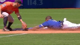 HOU@TOR: Reyes swipes second, confirmed after review