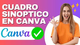 Como hacer cuadro Sinóptico en Canva (FACIL Y RAPIDO)