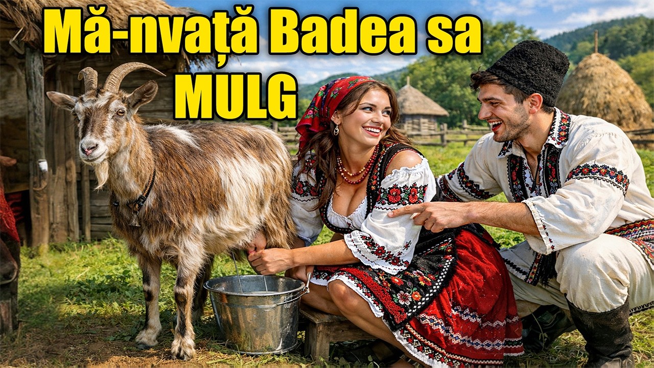 Mă-nvață Badea Să Mulg 😂🥛 | Cântec de Caterincă | Moș Ocară