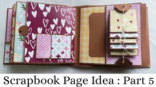 Scrapbook Page Idea : Part 5 | scrapbook elements | scrapbook card ideas