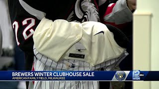 Thumbnail Milwaukee Brewers welcome fans for annual clubhouse sale