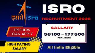 🚨 ISRO Scientist/Engineer ‘SC’ Recruitment 2026 | Latest Vacancy 🚨| Who can apply?