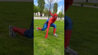 Spiderman does a beautiful somersault😍#shorts