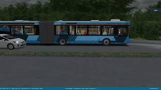 Omsi 2 Westcountry 3 Route 1B Bendy Bus Time
