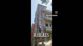 CURTAIN WALL | 3.5 MM BROWN ONEWAY | OUTER GLASS | QUALITY GLASS | #glasswork