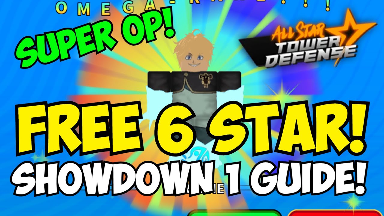 New Free Unit LUCK 6 STAR is OP & Showdown 1 EZ GUIDE! | All Star Tower ...