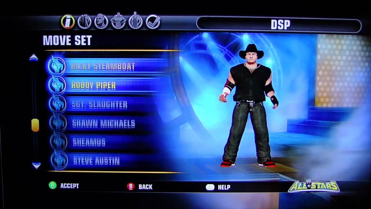 WWE All-Stars Create-A-Superstar pt2