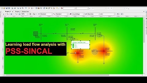 pss sincal load flow analysis