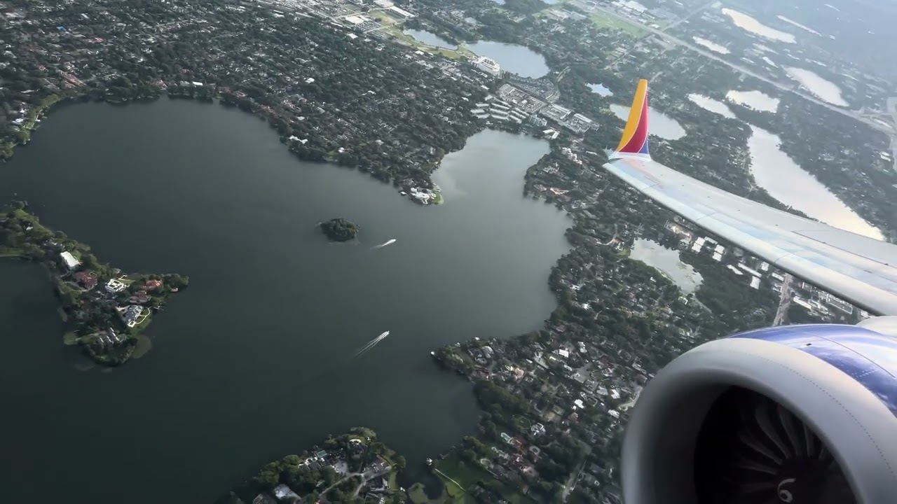 Orlando Approach & Landing, Southwest Boeing 737 MAX8