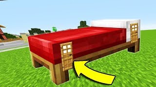 Я ЖИВУ В ДОМЕ ВНУТРИ КРОВАТИ В MINECRAFT | ЧТО СКРЫВАЕТ ОТ НАС СЕКРЕТНАЯ ТРОЛЛИНГ ДВЕРЬ МАЙНКРАФТА
