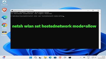 How To Enable Microsoft Virtual WiFi Miniport Adapter