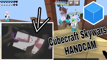 CubeCraft Skywars | MCPE HANDCAM | Mobile gameplay Minecraft PE PvP - DevaRoi