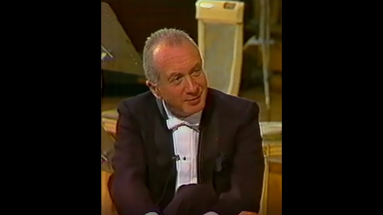 Alexis Weissenberg: Spanish interview & Brahms Piano Concerto 2