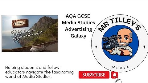 Galaxy Advert GCSE Media Studies | Audrey Hepburn CSP Analysis (AQA Revision)