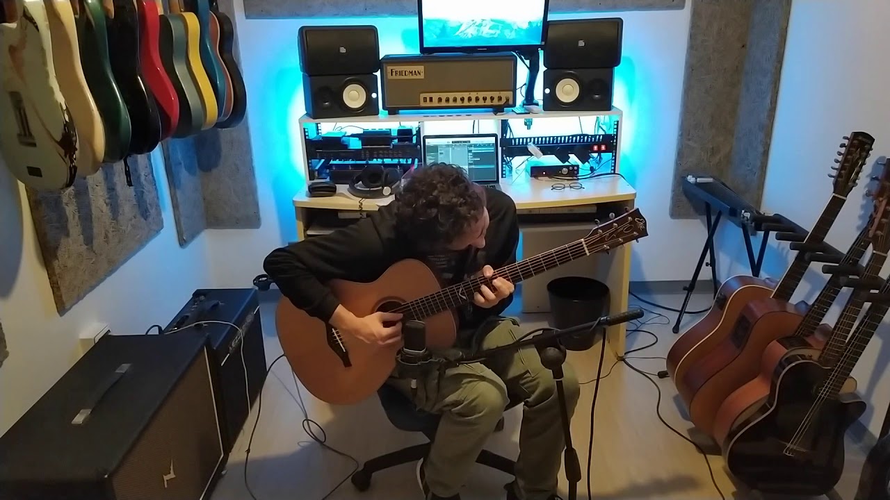 Baritone Acoustic Guitar - "Smile" Cover by Christian Mascetta