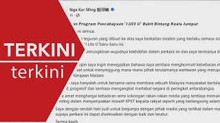 TERKINI Nga Kor Ming terima teguran sedia jumpa wakil media