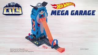 Hot Wheels City Rajdowy garaż Duży zestaw FTB68