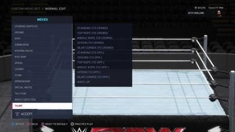 WWE 2K20 Seth Rollins Updated Moveset V2