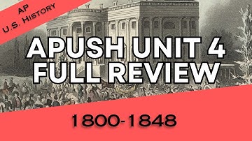 APUSH Unit 4 REVIEW (Period 4: 1800-1848)
