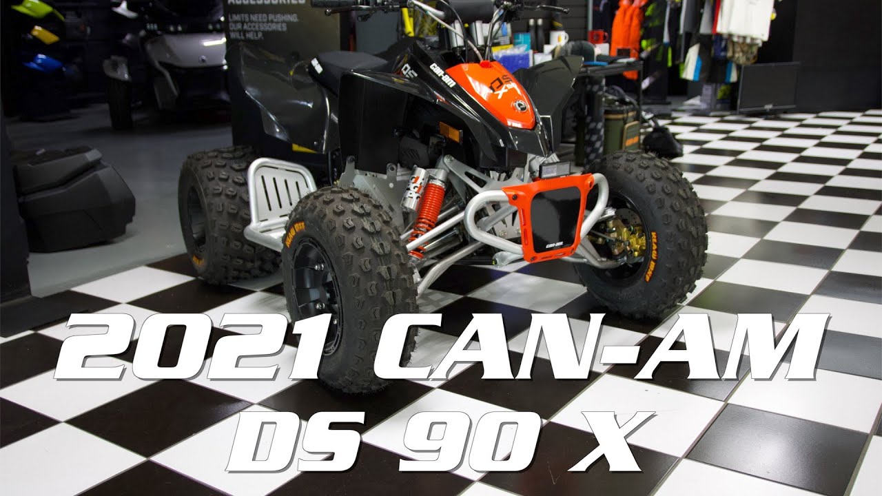 2021 Can Am DS 90 X walk around with Devin from MARK'S MOTORSPORTS in