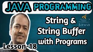 Lesson-18: String & StringBuffer with Programs | Java Language Tutorial | Java Programming Language