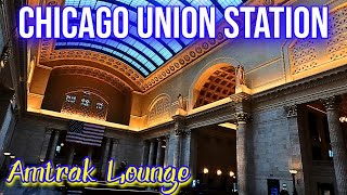 Chicago Union Station, Chicago, Illinois - USA (Amtrak Lounge)