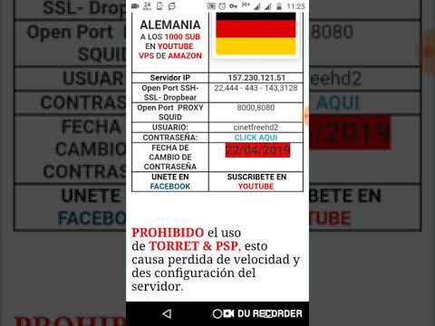 CLAVE VPS NUEVA|NETFLIX|USER SSH|PROXY SQUID|OPVPN|DROPBEAR|#VPSGRATIS #CINETFREEHD