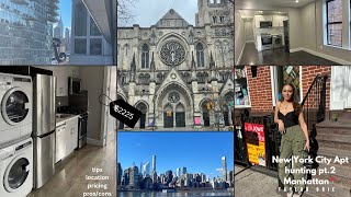 NYC APARTMENT HUNTING MANHATTAN | Part 2: Manhattan, Harlem, location/prices/tips by Taylor Brie 4,660 views 2 months ago 9 minutes