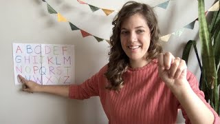 Sing and Sign: Letters
