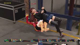 8 ANIME GIRLS BRAWL 7  | WWE 2K23 | ANIME | WAIFU UNDERGROUND | BACKSTAGE MOD | 4K GAMING screenshot 1