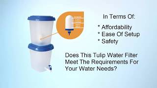 Tulip Table Top Water Filter Short Version