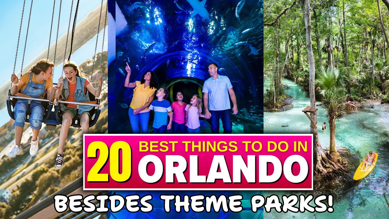 Top 20 Things To Do In Orlando Besides Theme Parks! (2026)
