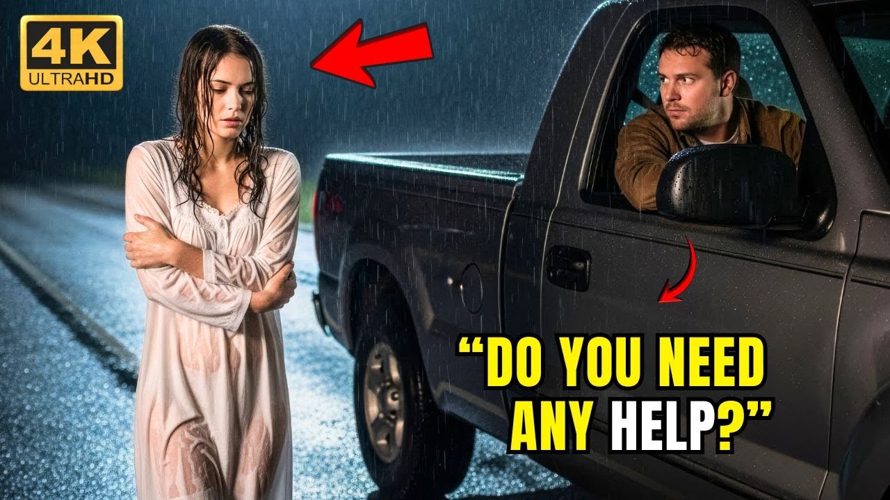A Single Dad Truck Driver Saw a Girl Walking in the Rain — One Decision Changed Their Lives